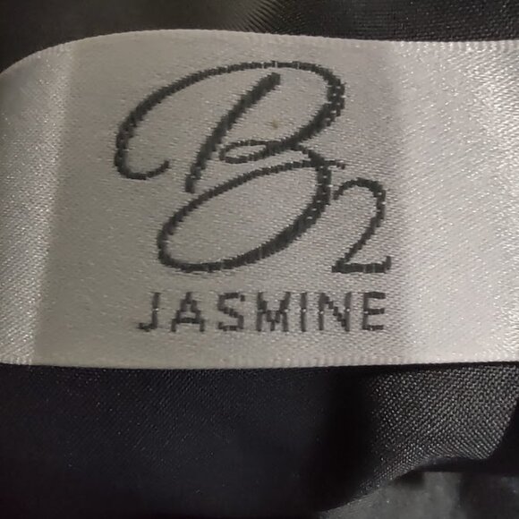 B2 JASMINE DARK PLUM PURPLE LACE OVER LINING SLEEVELESS FORMAL DRESS SIZE 22 - Picture 10 of 11